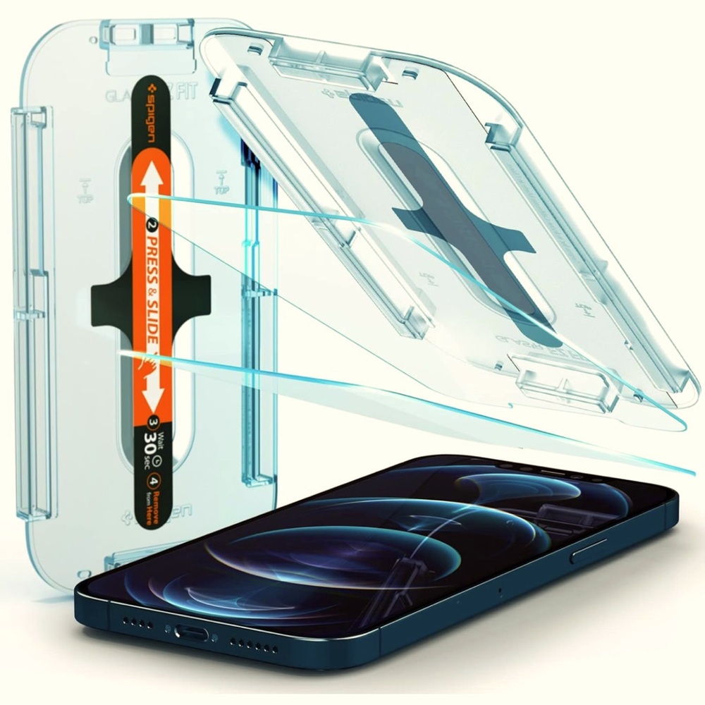 Spigen iPhone 12 Pro Max Tempered Glass Screen Protector